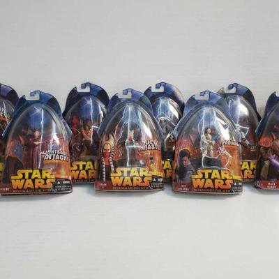 2107	

8 Star Wars Revenge of the Sith Action Figures - Factory Sealed
Factory Sealed, Characters Include Mace Windu, Zet Jukassa,...