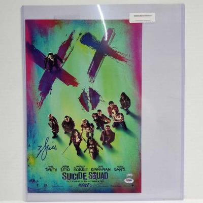 2228	

Suicide Squad Movie Poster Autographed By Will Smith- With COA
Size: 12Ã—18
