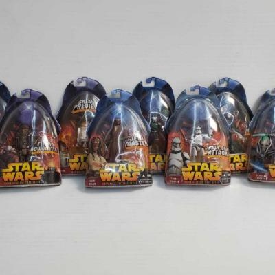 2106	

8 Star Wars Revenge of the Sith Action Figures - Factory Sealed
Factory Sealed, Characters Include General Grievous, Polis Massan,...