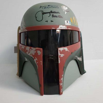 2024	

Boba Fett Helmet Signed By Jeremy Bulloch And Jason Wingreen
Global Authenticated GV701120