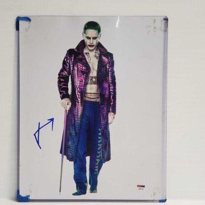 2226	

The Joker Photograph Signed By Jared Leto- With COA
Size: 11Ã—14