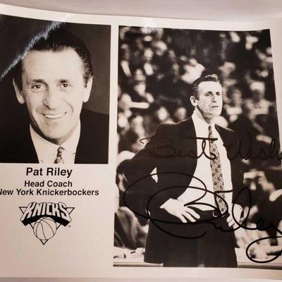 2415	

Photograph Signed By Pat Riley - Not Authenticated
Measures 8