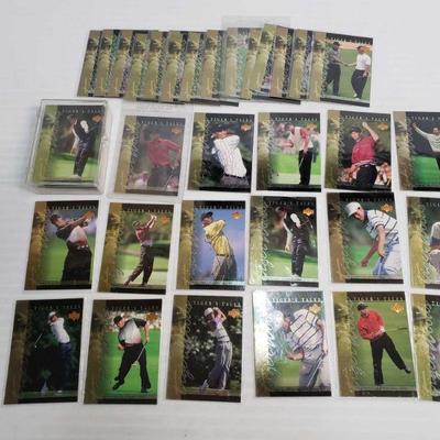 2378	

Approx 100 Tiger Woods Trading Cards
Approx 100 Tiger Woods Trading Cards