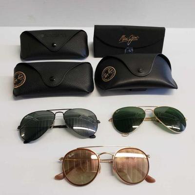 5013	

6 Pairs Of Rayban's And A Pair Of Maui Jim's
6 Pairs Of Rayban's And A Pair Of Maui Jim's 4 With Cases
OS20-000977.15