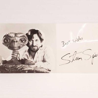2408	

Photograph Signed By Steven Spielberg- Not Authenticated
Measures Approx 9