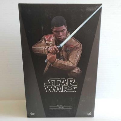 1206: 

Stsr Wars Finn 1/6th Scale Collectible Figure
Model MMS345. New In Box, Factory Sealed.