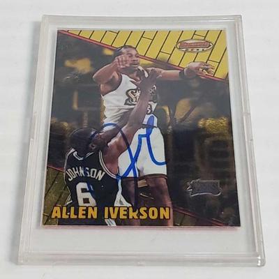 2330	

2000 Signed Allen Iverson Basketball Card - Not Authenticated
2000 Signed Allen Iverson Basketball Card - Not Authenticated