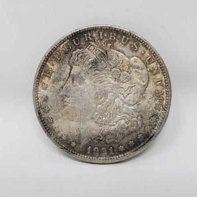 1024	

1921 Morgan Silver Dollar
Philadelphia Mint Marks #81