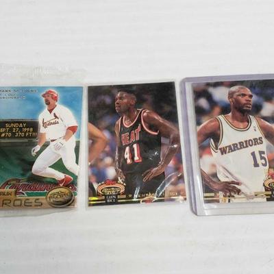 2371	

1993 Glen Rice Basketball Card, 6 Home Run Hero Baseball Cards, And 1992 Latrell Sprewell Draft Pick Basketball Card
1993 Glen...