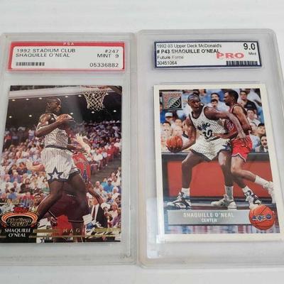 2353	

2 1992-93 Shaquille O'Neal Basketball Cards Pro Graded
2 1992-93 Shaquille O'Neal Basketball Cards Pro Graded