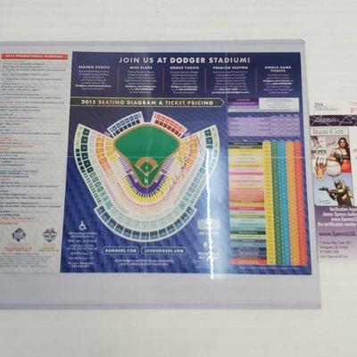 2320	

2015 Promotional Schedule Signed By Vin Scully-With COA
Certificate Number:P08782