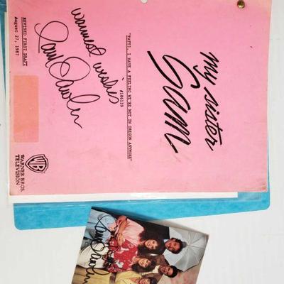 2416	

My Sister Sam Script Signed By Pam Dawber - Not Authenticated
My Sister Sam Script And Photograph Signed By Pam Dawber - Not...