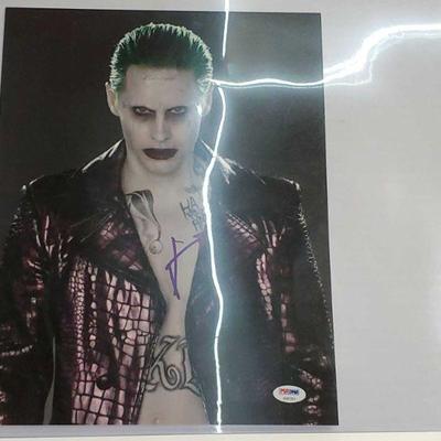 2224	

The Joker Photograph Signed By Jared Leto- With COA
Size: 11Ã—14