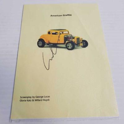 2241	

American Graffiti Signed By George Lucas- With COA
American Graffiti Signed By George Lucas- With COA