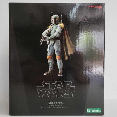 2008	

Star Wars Boba Fett Cloud City Version 1/10 Scale Pre-Painted Model Kit
Unopened, Factory Sealed