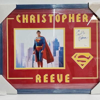 2238	

Christopher Reeve Photograph Signed- With COA
Size: 17Ã—21