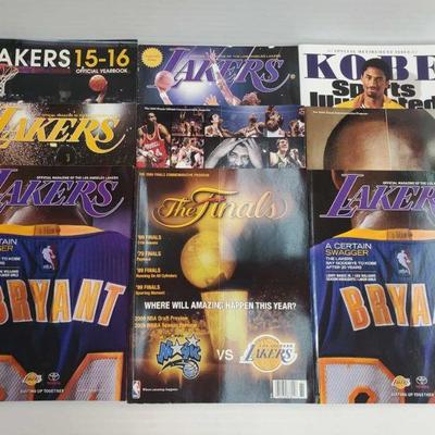 2282	

9 Los Angeles Lakers Magazines
9 Los Angeles Lakers Magazines