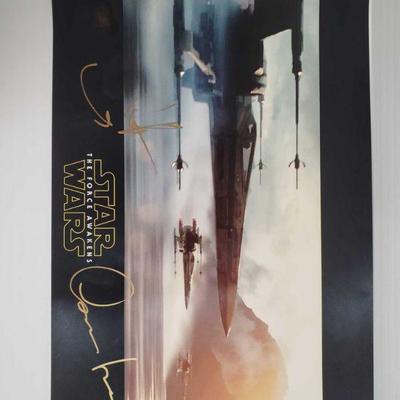 2206	

Signed Star Wars The Force Awakens Movie Poster - Not Authenticated
Signed Star Wars The Force Awakens Movie Poster - Not...