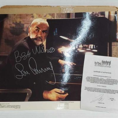 2240	

Photograph Signed By Sean Connery- With COA
Size: 11Ã—14