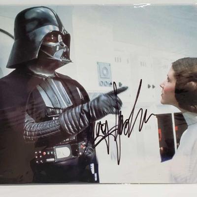 2213	

Photograph Signed By Carrie Fisher - Has COA
Messures 8x10 Cert # 335786