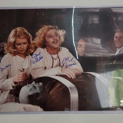 2233	

Photograph Signed By Gene Wilder and Two Others- With COA
Size: 16Ã—20