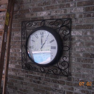 Outdoor Wall Clock Decoration
