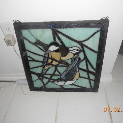 Stained Glass Birds