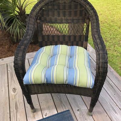 Wicker chair $35
2 available