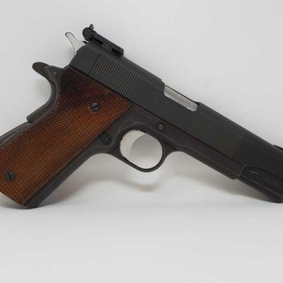 215	
Essex 1911 .45 Semi-Auto Pistol
Serial Number- 35209 Barrel Length- 5