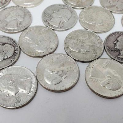 1000	
Approx 166 Pre 1964 Silver Quarters- 1032g
Weighs Approx 1032g