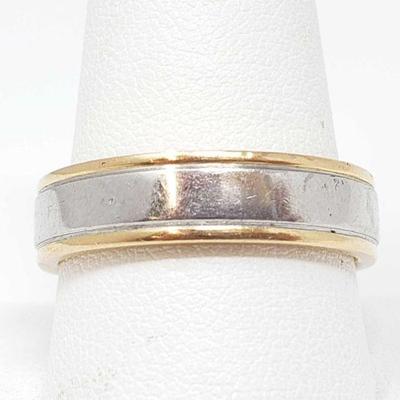 675	
18k Gold Band, 14.7g
Weighs Approx 14.7g. Size 10.5.
OS19-046279.7