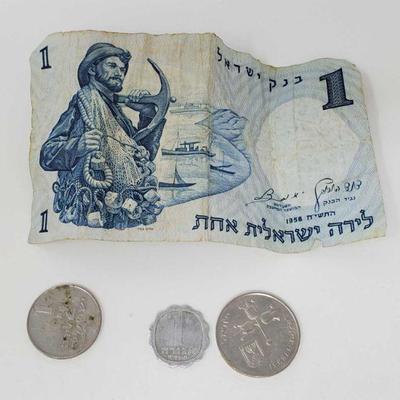 1072	
1 Israel Dollar Bill, and Change
1 Israel Dollar Bill, and Change