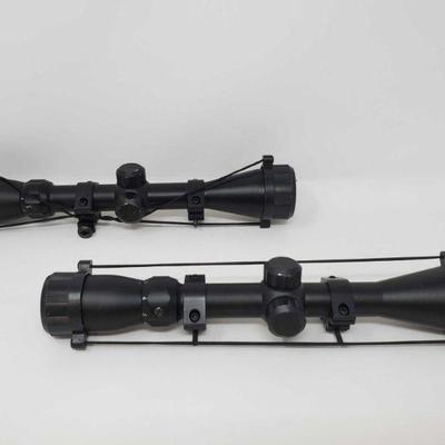 575	
Two 3-6X40 Rifle Scopes With Transparent Covers
Two 3-6X40 Rifle Scopes With Transparent Covers