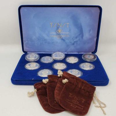 1020	
T/N/T Commemorative Issue Coins With Coin Pouches
T/N/T Commemorative Issue Coins With Coin Pouches