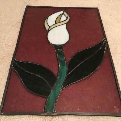 Stained Glass Calla Lily