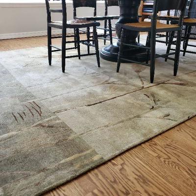 Australian wool rug 8.6" by 11.6"