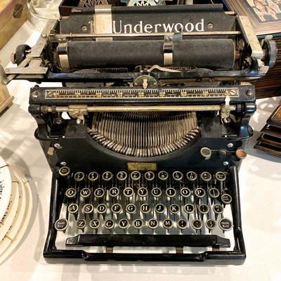 Antique Underwood typewriter