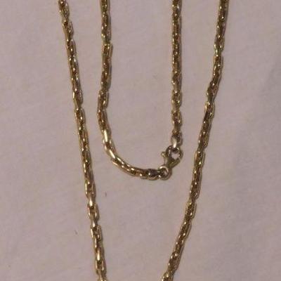 14 k Amethyst Necklace 