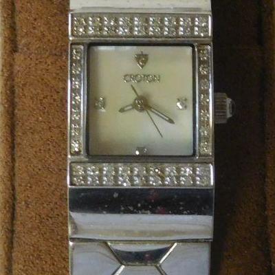 Croton Diamond Case and Dial Watch