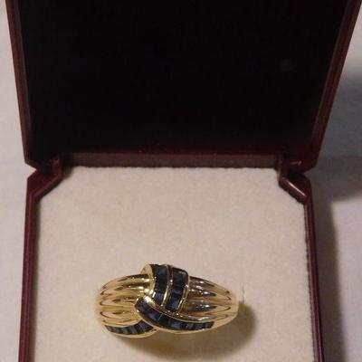 14 k Sapphire Ring