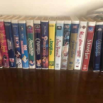 Classic VHS tapes