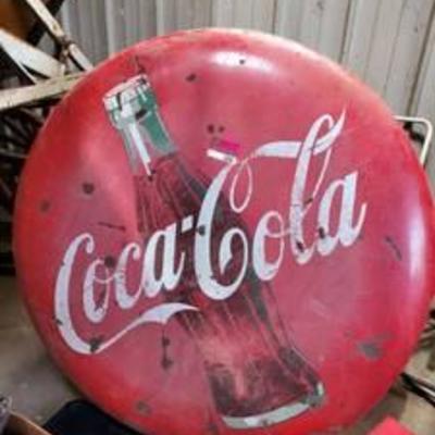 4ft Metal Coca Cola Sign