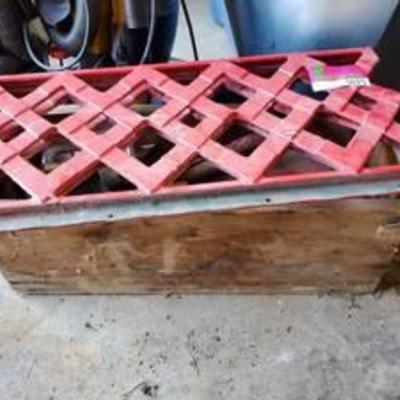 Cast Iron Grates, Wood Tool Box With Tools