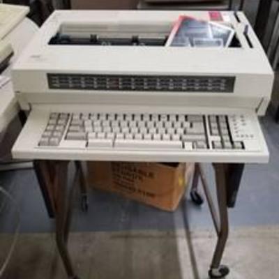 (2) IBM Wheelwriter 1500 And Table