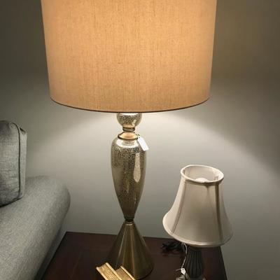 Glass lamp $59
2 available