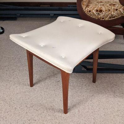 1960s Kipp Stewart Drexel vanity stool.  
