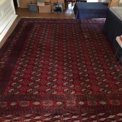 Pakistani Bokhara carpet c.1960
15x12ft