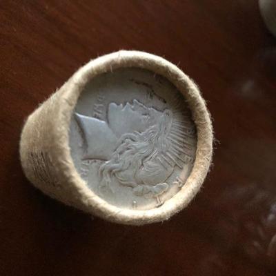 Silver Peace dollars 