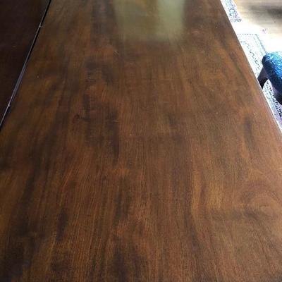 Antique Mahogany Clawfoot Dining Table 