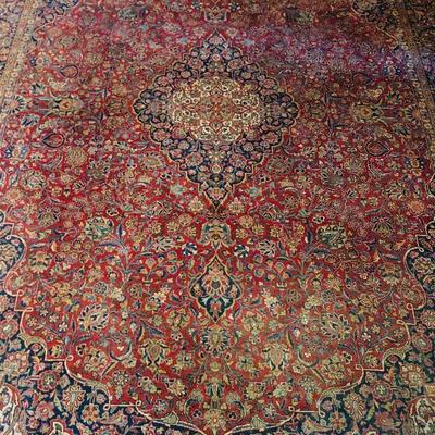 Antique Kashan carpet 8x11
Handmade in Iran c.1935